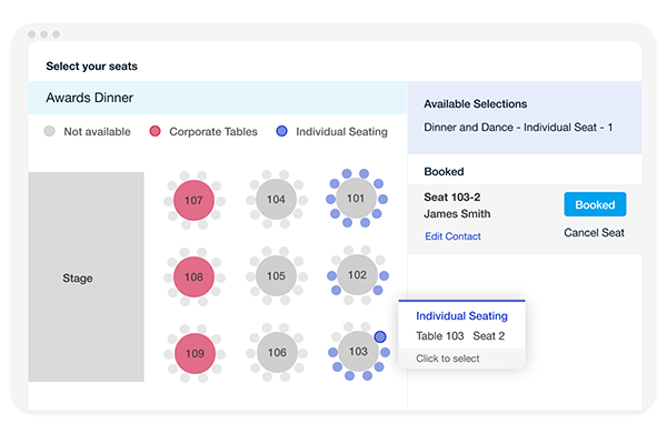 Seating Management and Seating Reservation